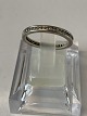 White gold ring with many diamonds, 14 KaratSize: 54