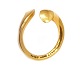 Regitze Overgaard for Georg Jensen 18kt gold "Devoted Heart" ring #1262.Ringsize. 54