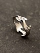 Georg Jensen 18 karat hvidguld ring med brillanter