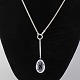 GJ lang halskædeTorun Dew drop80 cm
