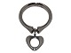 Georg Jensen sølv
Ring med hjertevedhæng - Str. 53