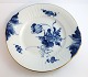 Royal Copenhagen. Blue flower with gold. Round cake plate. Model 1864. Diameter 
26 cm. (1 quality)