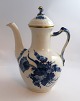 Royal Copenhagen. Blue flower with gold. Coffee pot. Model 1517. Height 23.5 cm. 
(1 quality)