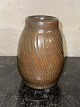 Brown glazed ceramic vase From L. Hjorth