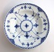 Royal Copenhagen. Blue fluted, half lace. Deep plate. Model 659. Diameter 23.5 
cm. (2 quality)