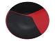 Ib Geertsen
Large black and red enamel dish