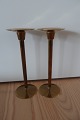 2 beautiful unique candlesticks, made in massive 
brass
Made by hand
Design: P. H. J., Copenhagen, Denmark
H: 20,5cm
Weight: 884 gram
From the 1950'years
In a good condition