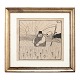 Robert Storm Petersen, 1882-1949, drawing. Signed. Visible size: 23,5x25,5cm. 
With frame: 35x37,5cm