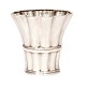 Large silver vase by Mogens Ballin Successor. H: 15cm. D: 16,5cm. W: 453gr