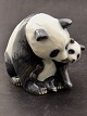 Royal Copenhagen panda with cubs #666