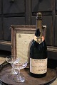 Decorative, old French advertising Bollinger champagne bottle with a really nice 
patina...