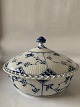 Blue Fluted Full Lace, Round Lid Dish.
Decoration No. 1/1128