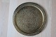 A big and beautiful tray made of brass (or to hang 
at the wall)
Is possible to use as a top of a tablestand too
With beautiful decoration of handmade hammering
Diam: 53cm
In a very good gondition