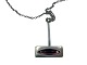 Jørgen Jensen Pewter
Large pendant with purple glass stone and necklace