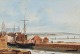 Holm, Peter 
(1798 - 1875) 
Danmark: Scene 
fra Aarhus Havn 
...