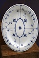 Antique Blue Fluted Plain Oval Dish from Royal Copenhagen.1/98. 1898-1923...
