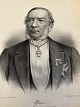 Litografi af Isac Wilhelm Tegner - Herreportræt