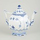 Royal Copenhagen Blue Fluted Full Lace, teapot.