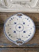 B&G Blue fluted dish with handle No. 101