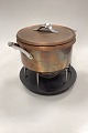 Georg Jensen fondue pot set in Copper