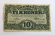 Danmark. Pengeseddel 10 kr. 1948 s.