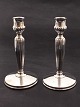 Middelfart Antik presents: A pair of sterling silver candlesticks
