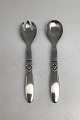 Georg Jensen Sterling Sølv Kaktus Salatsæt No. 134 (Lille)
