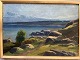 Maleri af Axel Møller - Kystparti 1936.