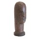 Stort Otto P-hoved. Otto Pedersen, 1902-95, skulptur i ...