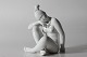 Bing & GrøndahlFigur af ung grønlandsk inuit kvinde ...