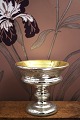 K&Co. presents: French 19th century bowl in Mercury glass with fine etched decoration with birds and leafy ...
