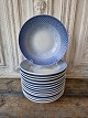 B&G Blå Tone dybtallerken no. 1008/714 - 24,5 cm.