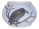 Royal CopenhagenSmall Art Nouveau vase with raven from 1898-1923