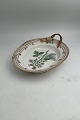 Danam Antik presents: Royal Copenhagen Flora Danica Leaf Shaped Dish No 3541