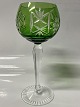 Rømer Glas Rødvin Grøn.Højde 18,5 cm.