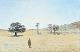 "Ørken landskab fra Egypten" Olie maleri på lærred.