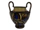Kähler keramikVase med to høje hanke fra ca. 1920-1930