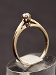 14 katar hvidguld ring med diamant