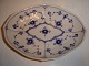 Royal Copenhagen Musselmalet Riflet, Oval AsietDek. nr. 1/146Længde 18,5 cm.