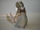 Lladro Figur af Ung pige i Prinsessekjole Solgt