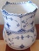 Blue Fluted Danish Porcelain half lace vase 627