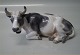 Dahl Jensen figurine1234 Cow lying (DJ) 20 cm