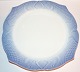 Royal Copenhagen Fish Plate with Blue Fish border 1212-3002