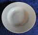 White Half Lace Danish porcelain, soup plates 23cm