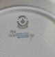 Dagmar with gold Danish porcelain, large deep plates or soup plates 24.5cm