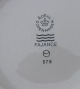 4 all Seasons Danish faience porcelain by Royal Copenhagen, serving bowls with yellow edge Ö 21cm