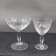 Vienna Antique or Wien Antik glassware with knob on cutted stem. ONLY liqueur bowls and schnapps