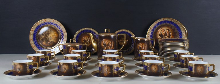 Stort Wien 15 personers kaffeservice.