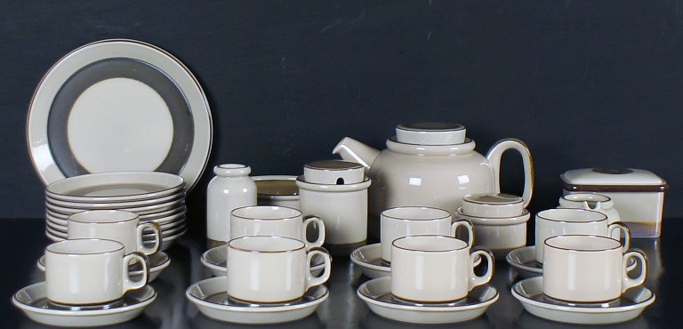 Tea Set, B&G "Peru" A total of 24 pieces.