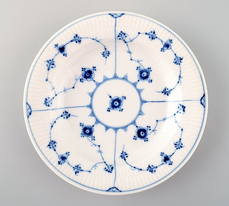 Rare antique B&G, Bing & Grondahl Blue Fluted deep plate.